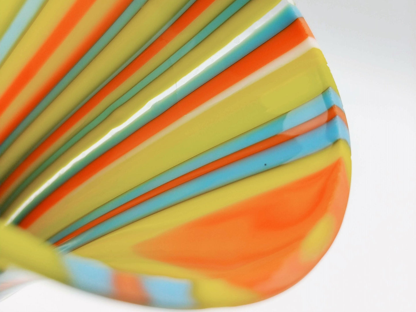 bright stripe drop vase