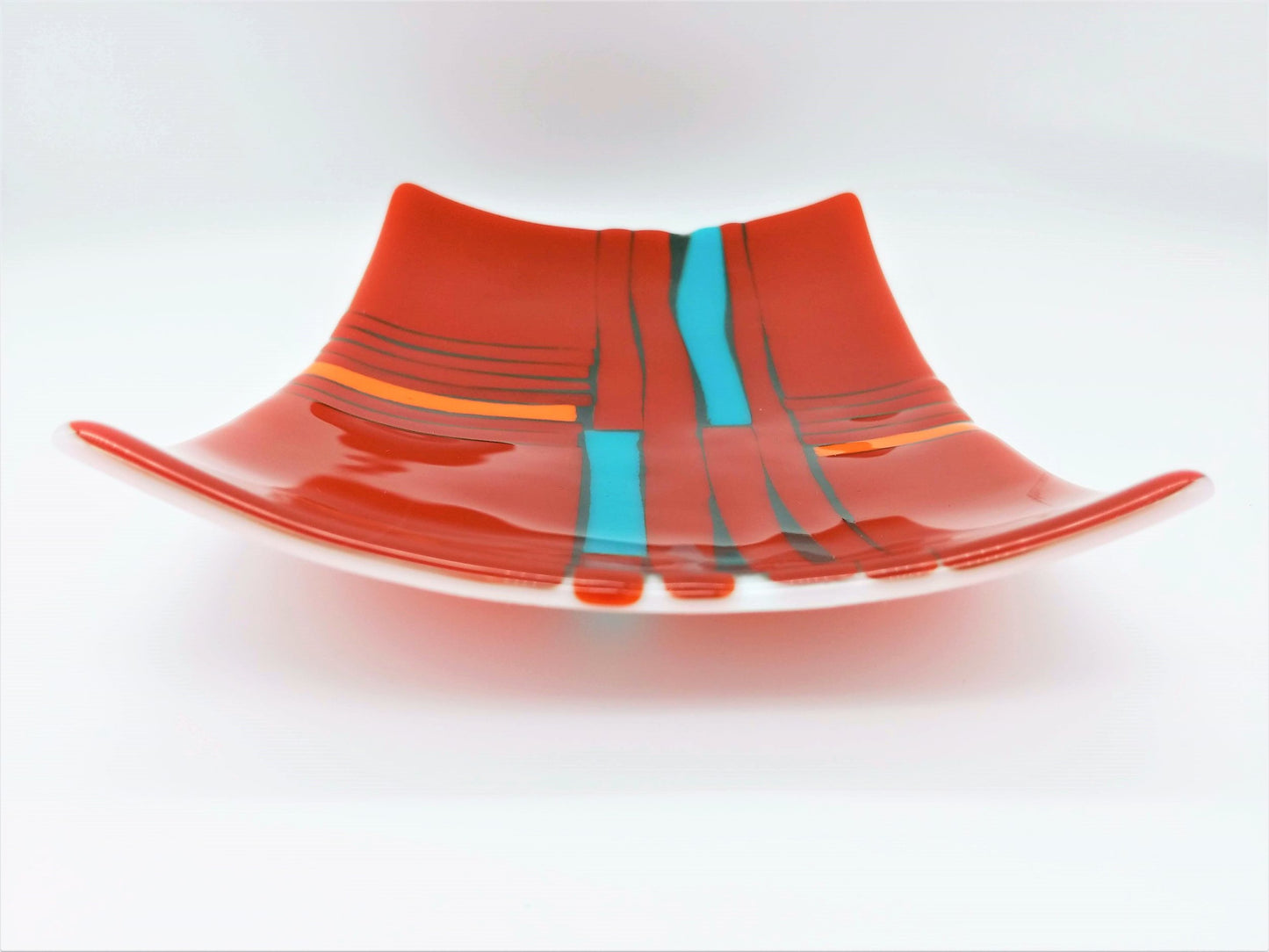 orange geo-organic platter