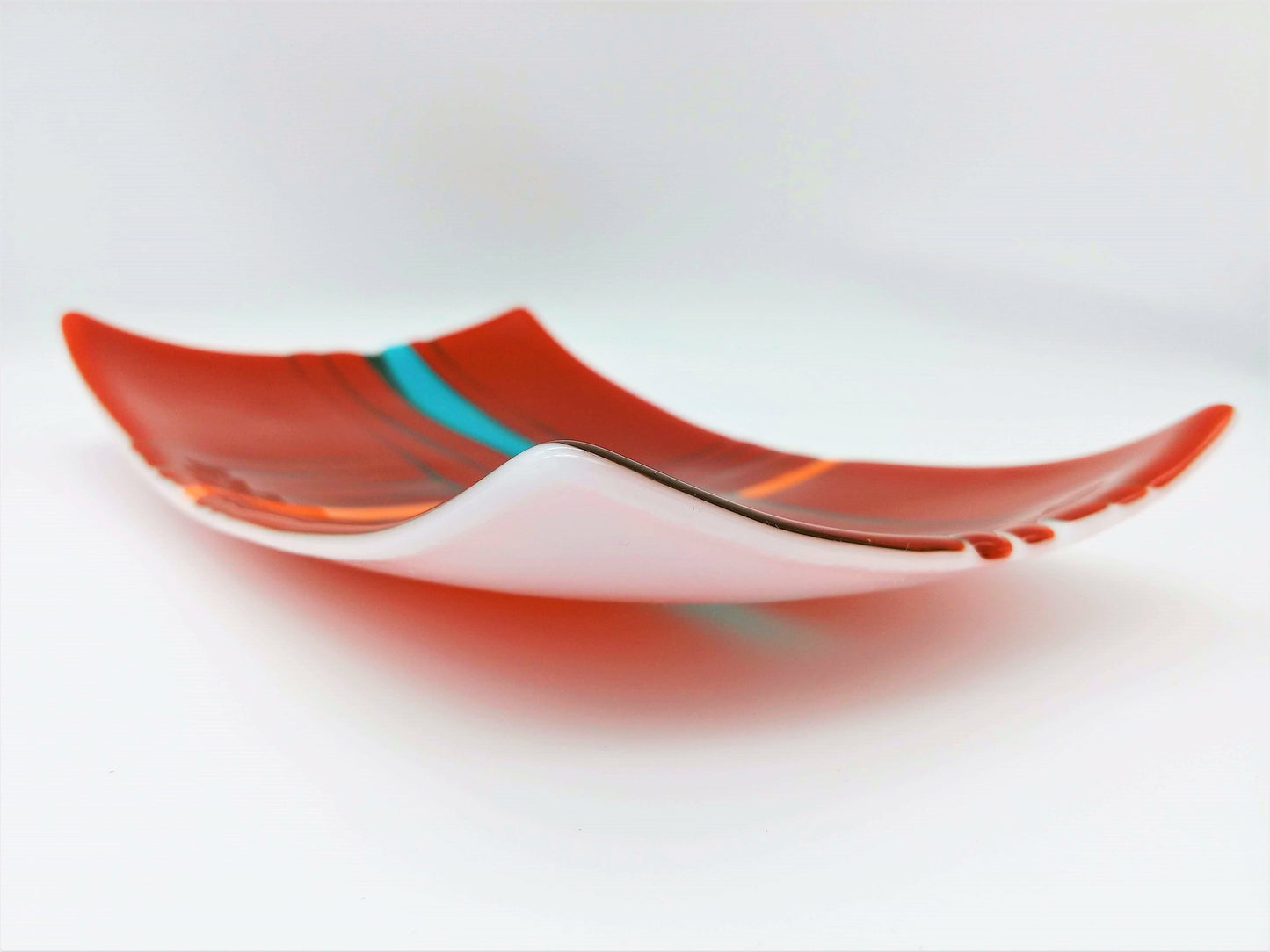 orange geo-organic platter
