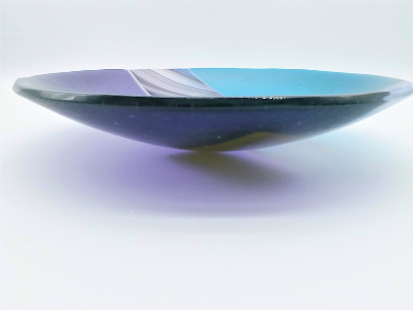 purple yellow bowl