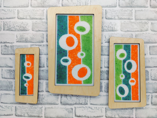 round hole triptych set