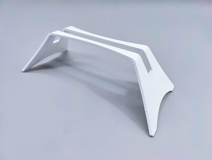 Powder-Coated Aluminum Fused Glass Art Stand - Down-Facing, Large Size