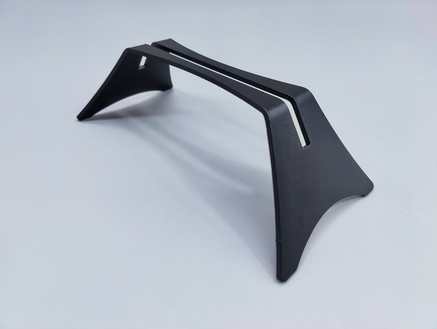 Powder-Coated Aluminum Fused Glass Art Stand - Down-Facing, Large Size