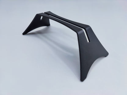 Powder-Coated Aluminum Fused Glass Art Stand - Down-Facing, Large Size