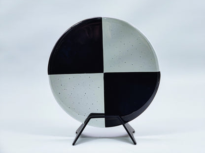 Powder-Coated Aluminum Fused Glass Art Stand - Down-Facing, Standard Size