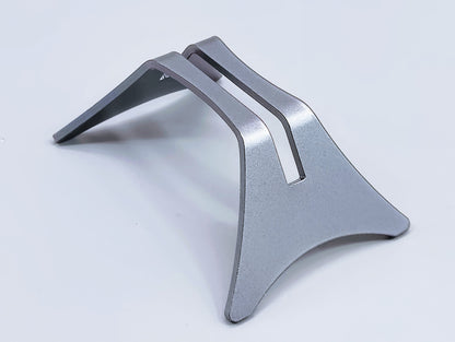 Powder-Coated Aluminum Fused Glass Art Stand - Down-Facing, Standard Size