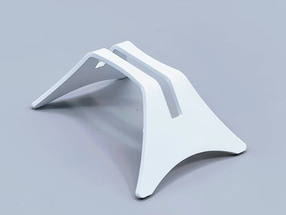 Powder-Coated Aluminum Fused Glass Art Stand - Down-Facing, Standard Size