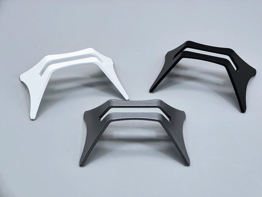 Powder-Coated Aluminum Fused Glass Art Stand - Down-Facing, Standard Size