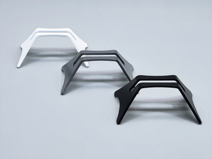 Powder-Coated Aluminum Fused Glass Art Stand - Down-Facing, Standard Size