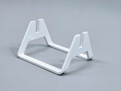 Powder-Coated Aluminum Fused Glass Art Stand - Up-Facing Angled, Standard Size