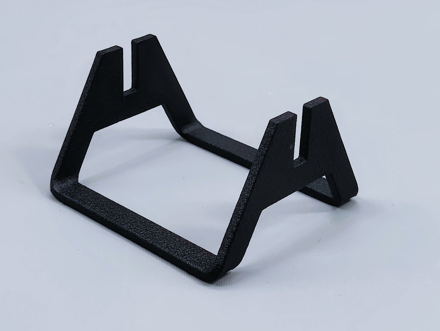 Powder-Coated Aluminum Fused Glass Art Stand - Up-Facing Angled, Standard Size