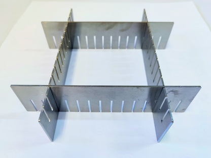 Extra Deep Adjustable Stainless Steel Dams/Molds for Glass Fusing and Casting