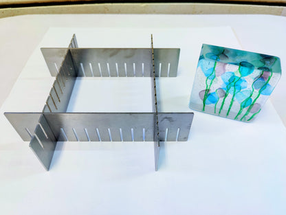 Extra Deep Adjustable Stainless Steel Dams/Molds for Glass Fusing and Casting