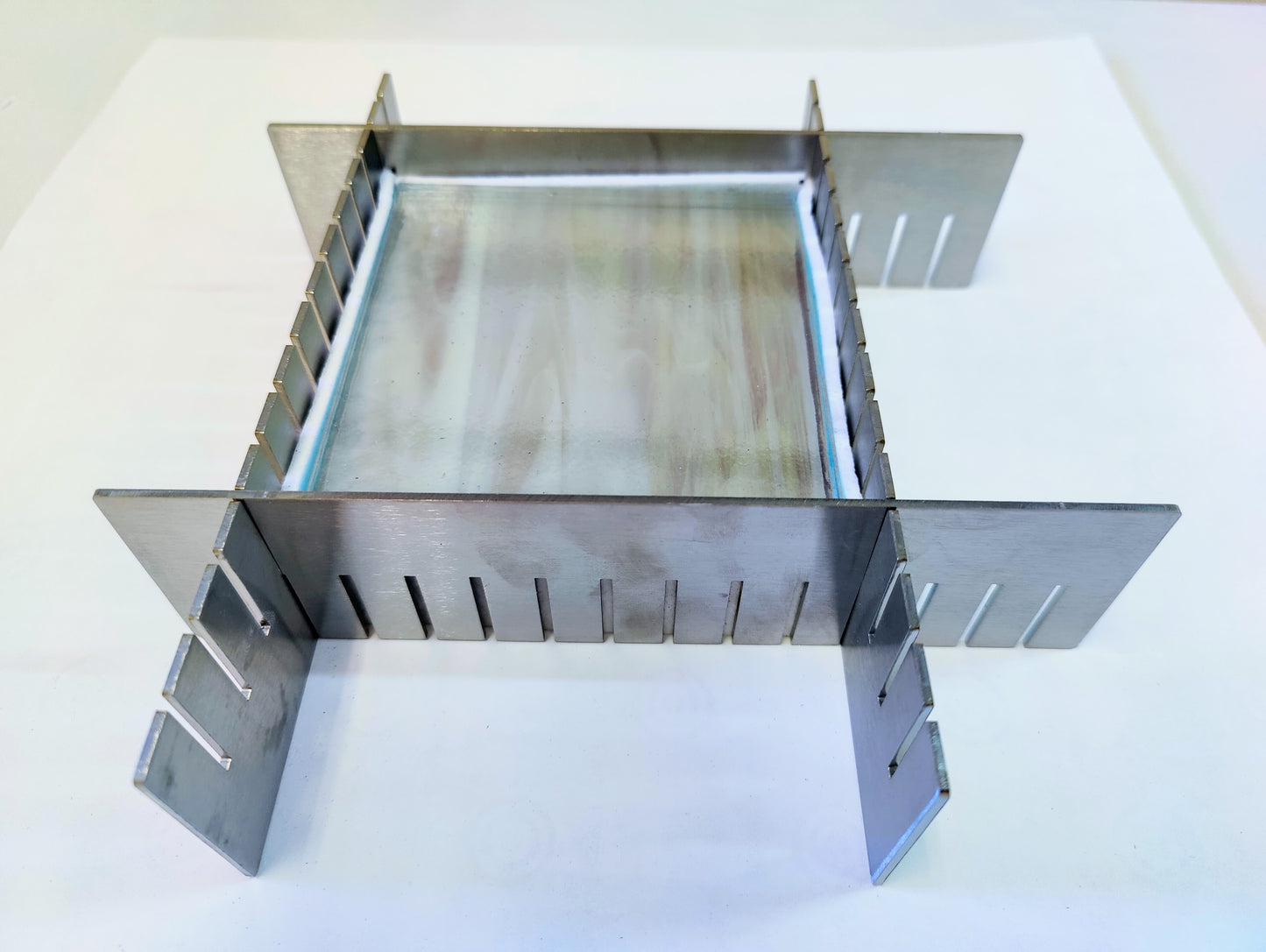 Extra Deep Adjustable Stainless Steel Dams/Molds for Glass Fusing and Casting