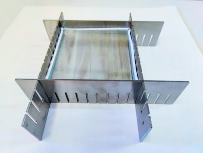 Extra Deep Adjustable Stainless Steel Dams/Molds for Glass Fusing and Casting