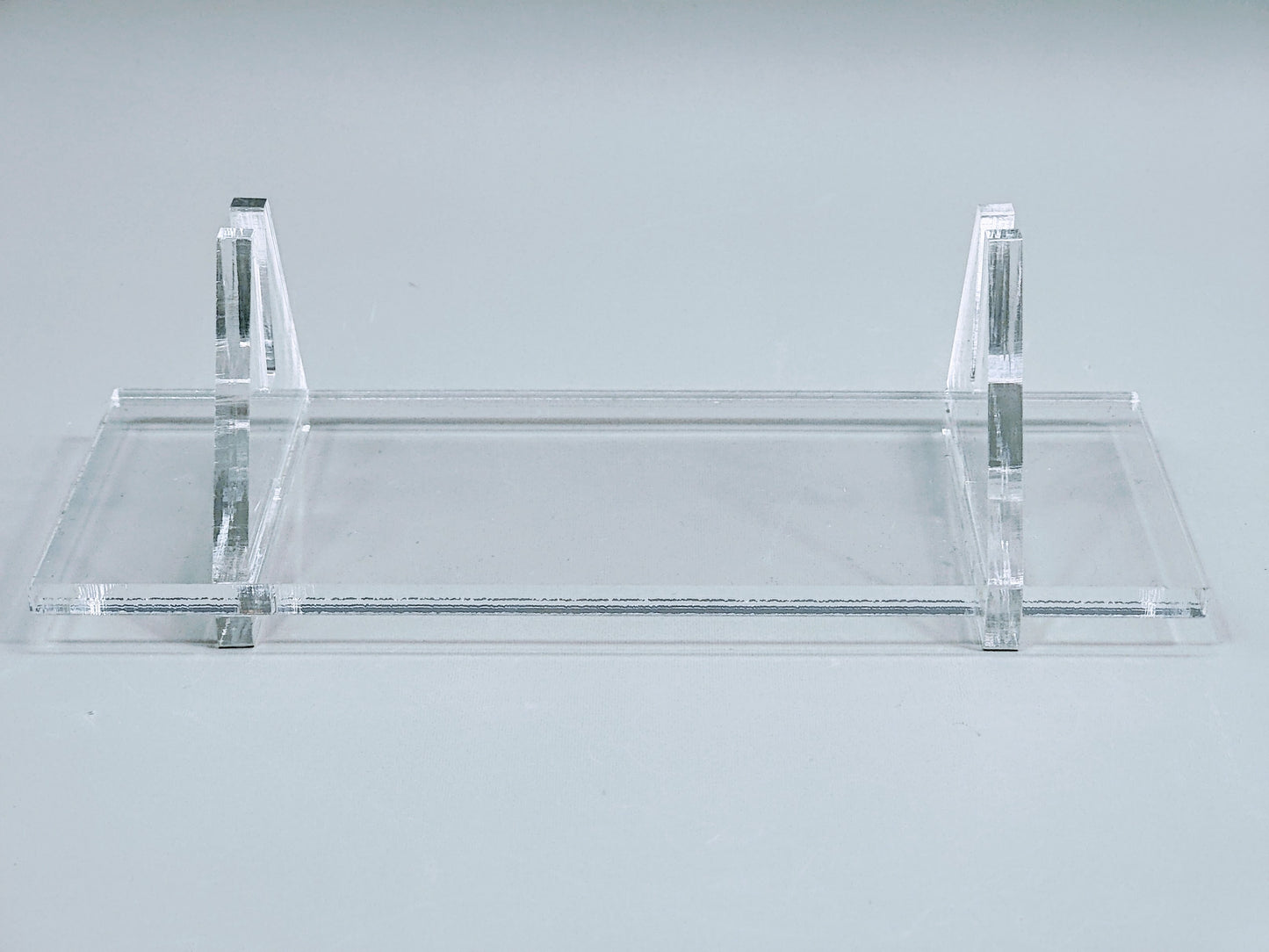 Clear Acrylic Collapsible Fused Glass Art Stand - Angled