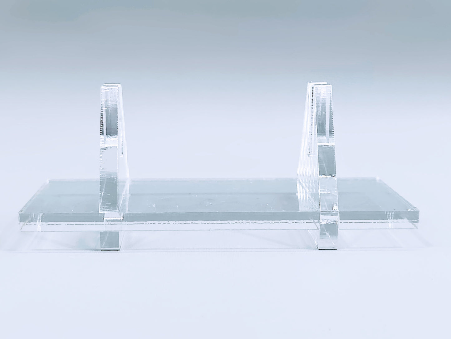 Clear Acrylic Collapsible Fused Glass Art Stand - Angled
