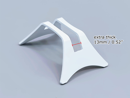 Powder-Coated Aluminum Fused Glass Art Stand - Down-Facing, Standard Size