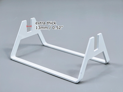 Powder-Coated Aluminum Fused Glass Art Stand - Up-Facing Angled, Large Size