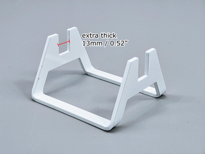 Powder-Coated Aluminum Fused Glass Art Stand - Up-Facing Angled, Standard Size