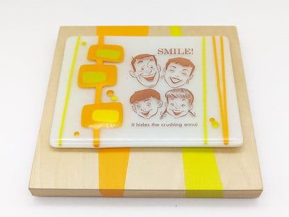 Smile hides the crushing ennui