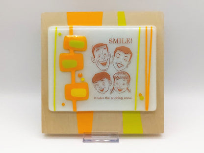Smile hides the crushing ennui