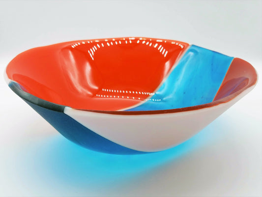 semi-transparent large bowl
