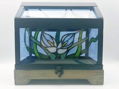 calla lily terrarium